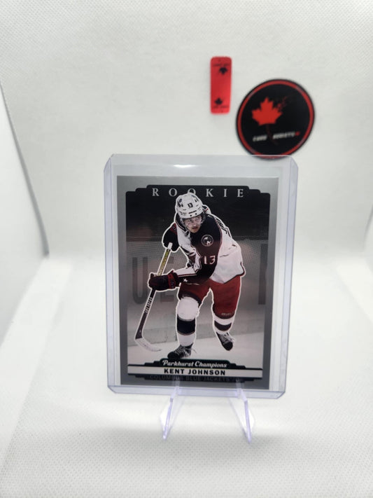 2022-23 Parkhurst Champions ROOKIE Kent Johnson Rookie Columbus Blue Jackets