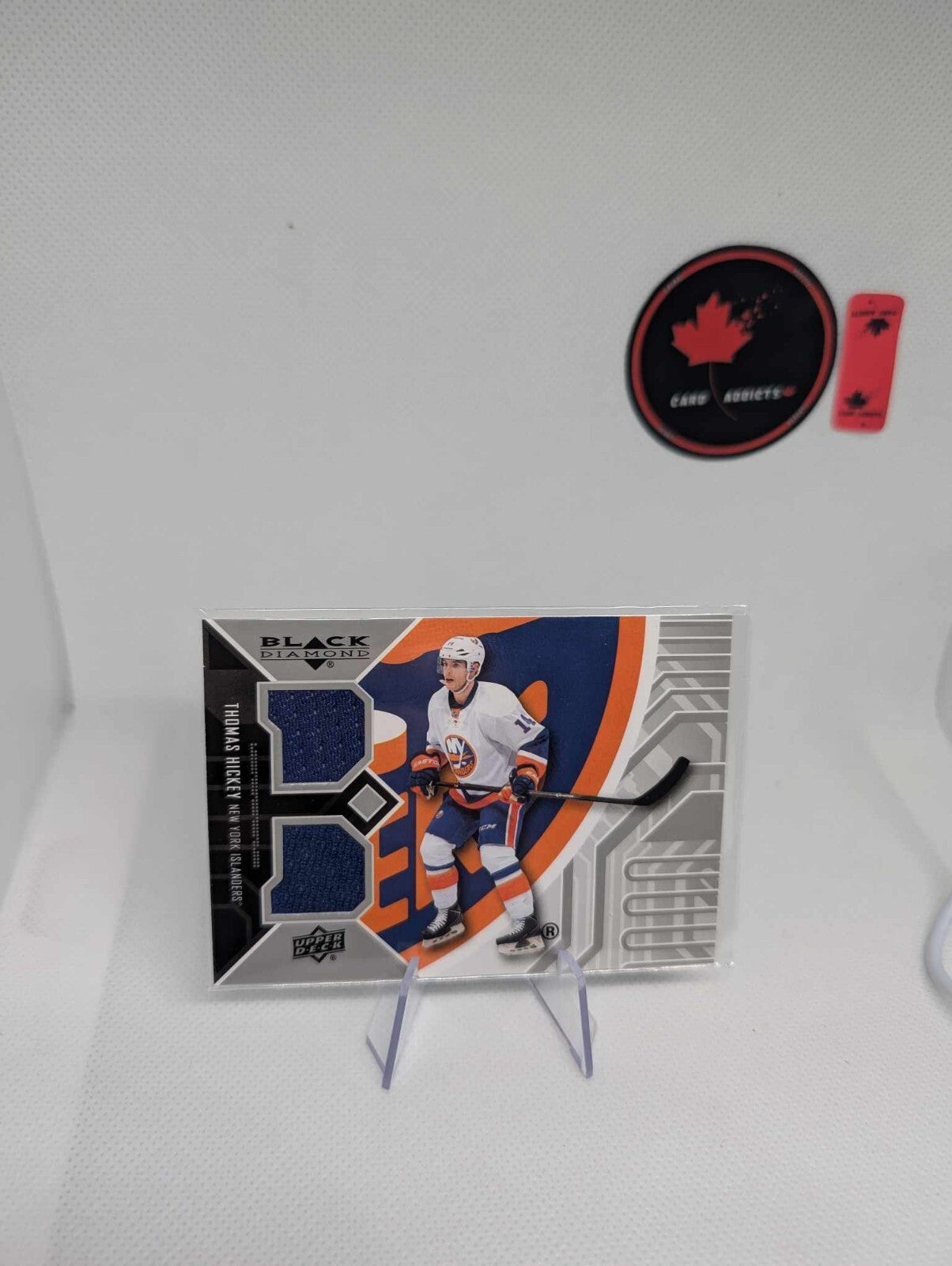 2014-15 Upper Deck Black Diamond Double Diamond Jerseys Thomas Hickey #NYI-TH
