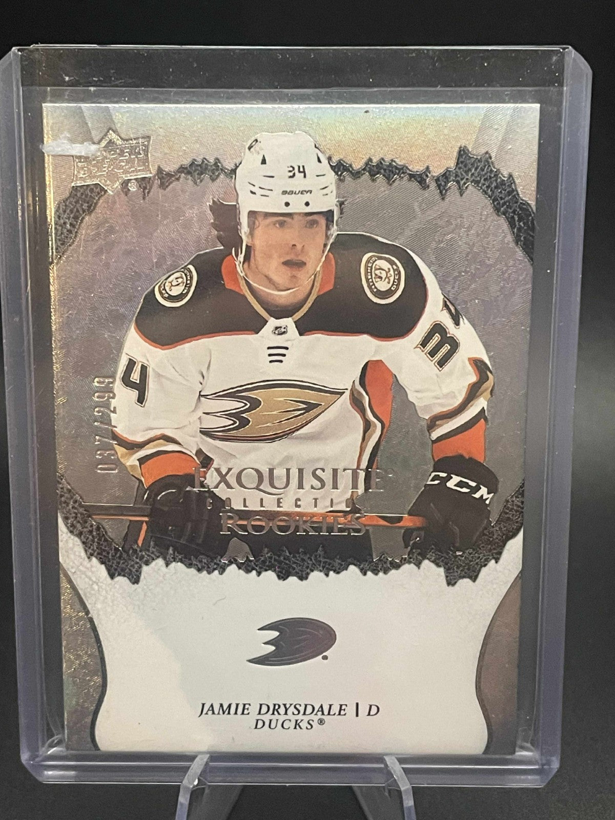 2021-22 Upper Deck Exquisite Rookies Jamie Drysdale /299