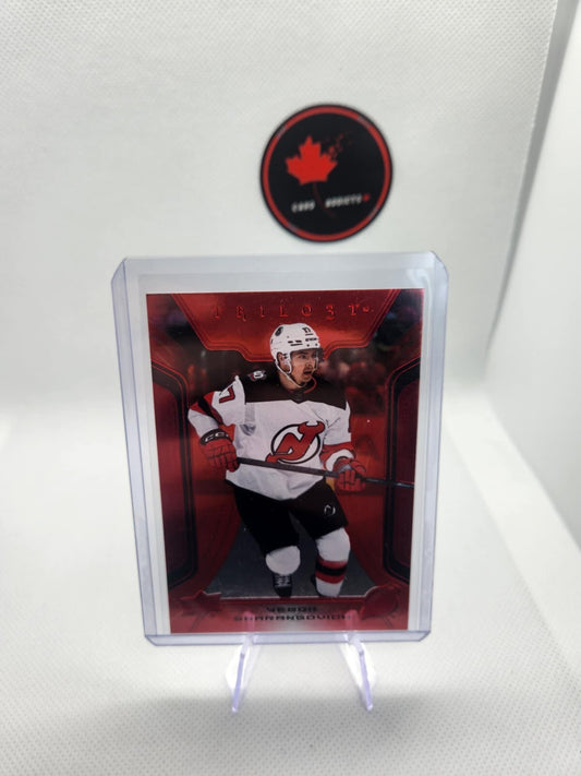 2023-24 Yegor Sharangovich Red /249 Upper Deck Trilogy #26