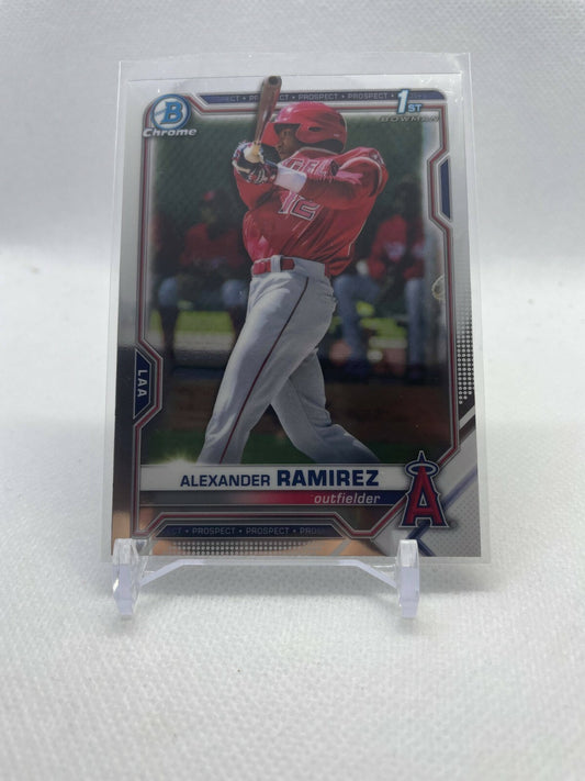 2021 ALEXANDER RAMIREZ 1st Bowman Chrome Rookie RC #BCP-145
