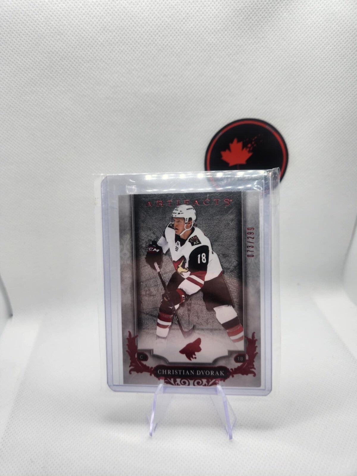 2018-19 Upper Deck Artifacts Ruby Christian Dvorak /299 Arizona Coyotes #93