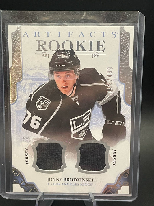 2017-18 Jonny Brodzinski Upper Deck Artifacts Rookie Dual Jersey /499