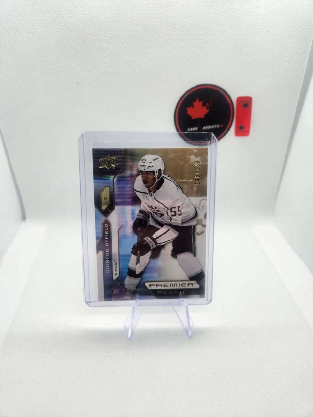 2021-22 Upper Deck Premier Rookies Gold /199 Quinton Byfield #109 Rookie RC
