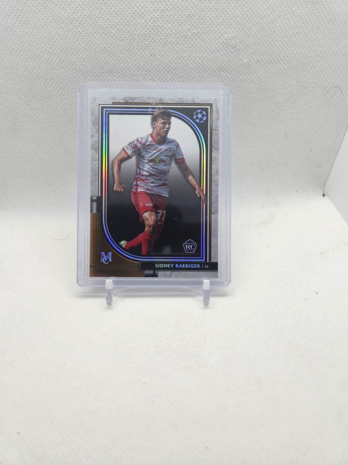 2021-22 Topps Museum Collection UEFA Sidney Raebiger Base Rookie RC RB Leipzig