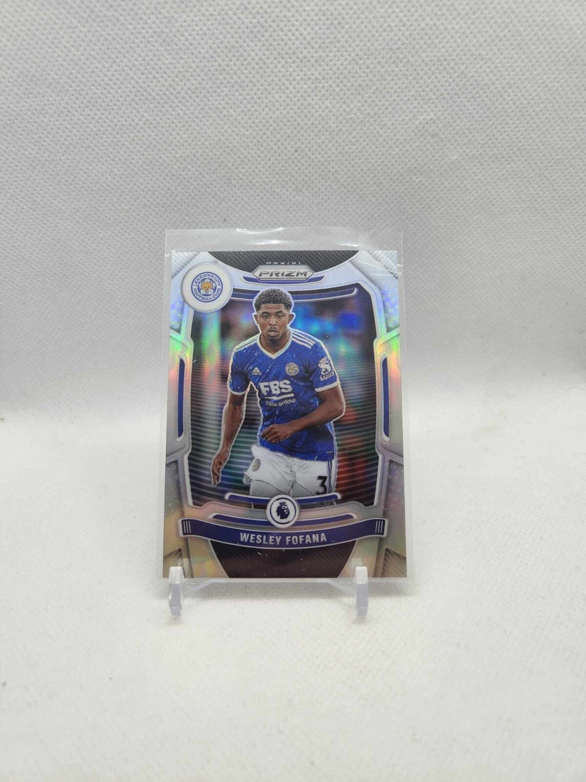 2021 PRIZM EPL Wesley Fofana Leicester City SILVER