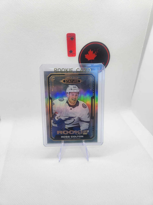 2021-22 Upper Deck Stature Rookies Design Variant /65 Ross Colton #117 Rookie RC