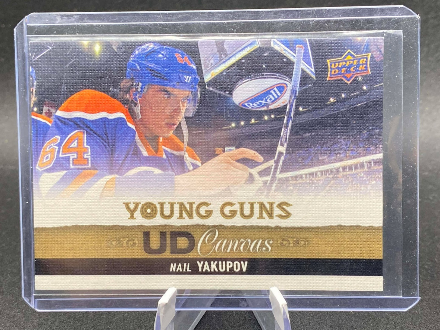 2013-14 Upper Deck Series 1 Young Guns Canvas Nail Yakupov YG RC Card# C116