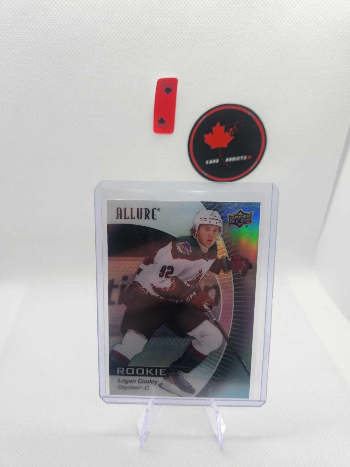 2023-24 Upper Deck Allure Black Rainbow Rookie #106 Logan Cooley