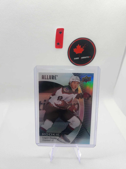 2023-24 Upper Deck Allure Black Rainbow Rookie #106 Logan Cooley
