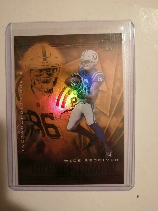 2020 PANINI ILLUSIONS #23 MICHAEL PITTMAN JR. INDIANAPOLIS COLTS FOOTBALL