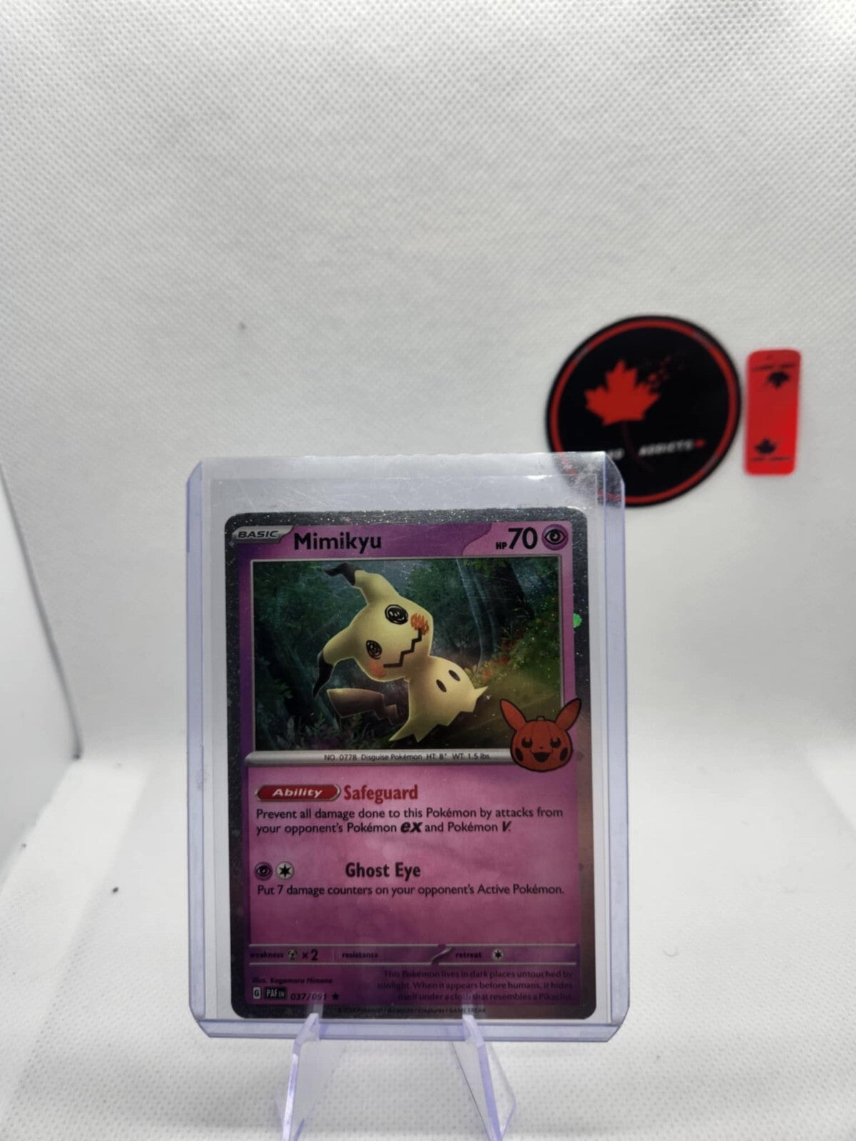 Mimikyu 037/091 | Halloween Promo Holo | Pokemon | Trick or Trade 2024