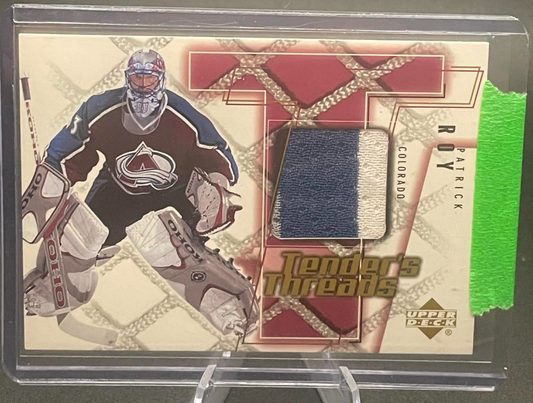 2001-02 Upper Deck Tender's Threads Patrick Roy #TT-PR HOF 2 CLRS