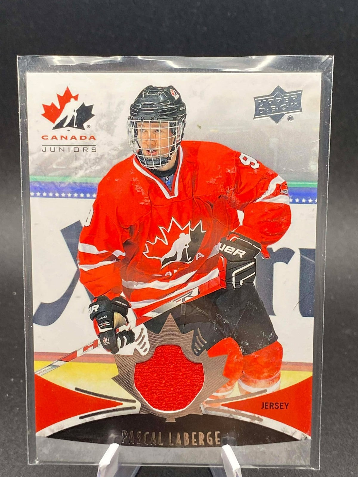 16-17 Upper Deck Team Canada Juniors #129 Pascal Laberge Jersey