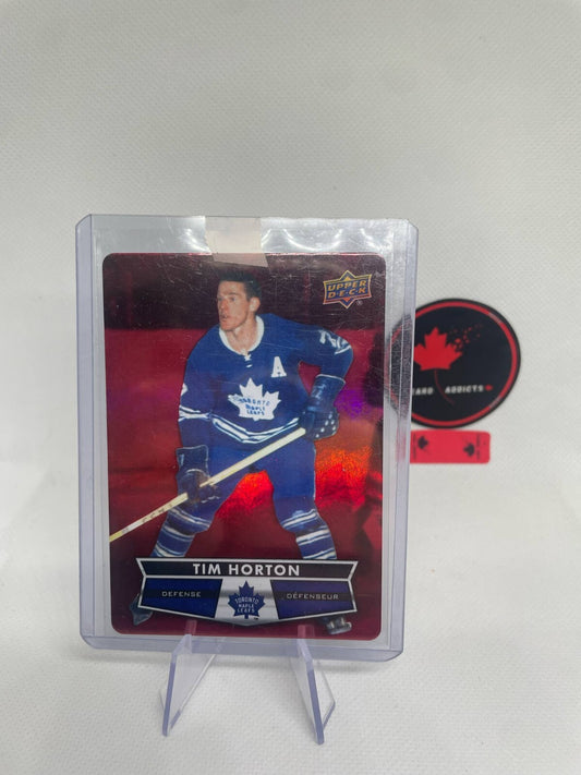 2021-22 Upper Deck Tim Hortons Red Die Cut Tim Horton #DC-1