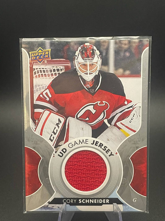 2017-18 Upper Deck UD Series 1 Game Jersey Red #GJ-CS Cory Schneider