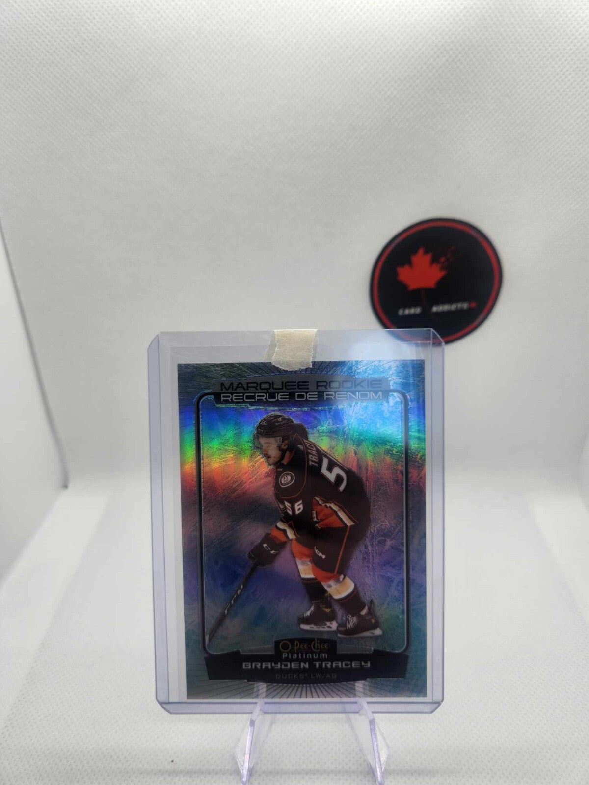 2022-23 OPC Platinum | Brayden Tracey Marquee Rookie Arctic Freeze Parallel #213