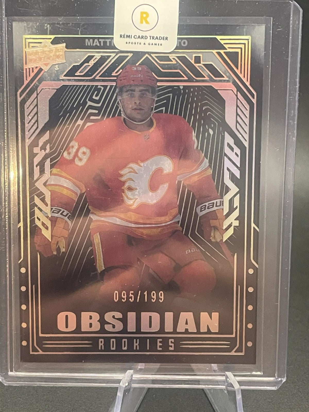 2023-24 SPx UD Black Obsidian Rookies /199 Matthew Coronato #OR-39 RC