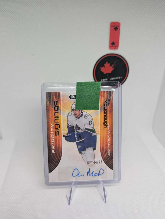 2023-24 UD Fall Expo Parkhurst Priority Signings Aidan McDonough /75 #PS-AM