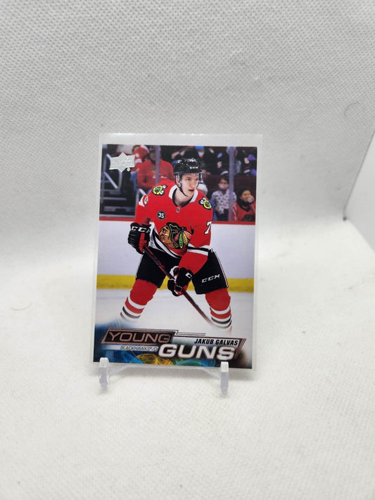 22/23 UD SERIES 1 JAKUB GALVAS YOUNG GUNS RC SP ROOKIE #225