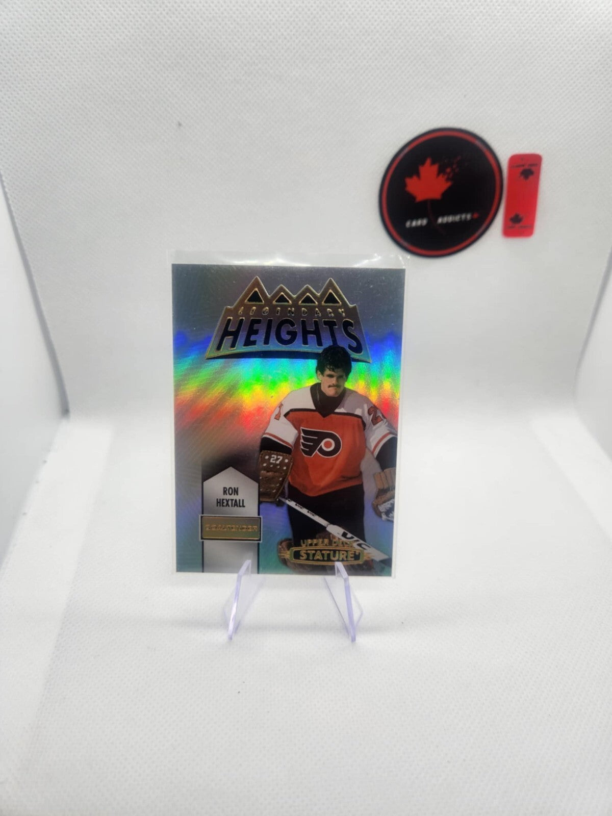 2021-22 UD Stature Legendary Heights Ron Hextall #LH-5 Philadelphia