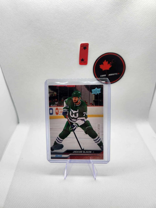 2023-24 Upper Deck #35 Jaccob Slavin Deluxe #/250