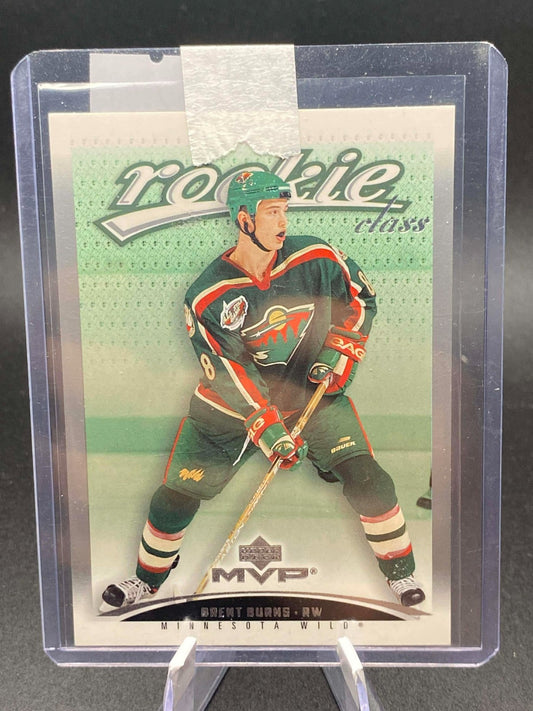 2003-04 BRENT BURNS UPPER DECK MVP ROOKIE CLASS ROOKIE CARD #455 MINNESOTA WILD