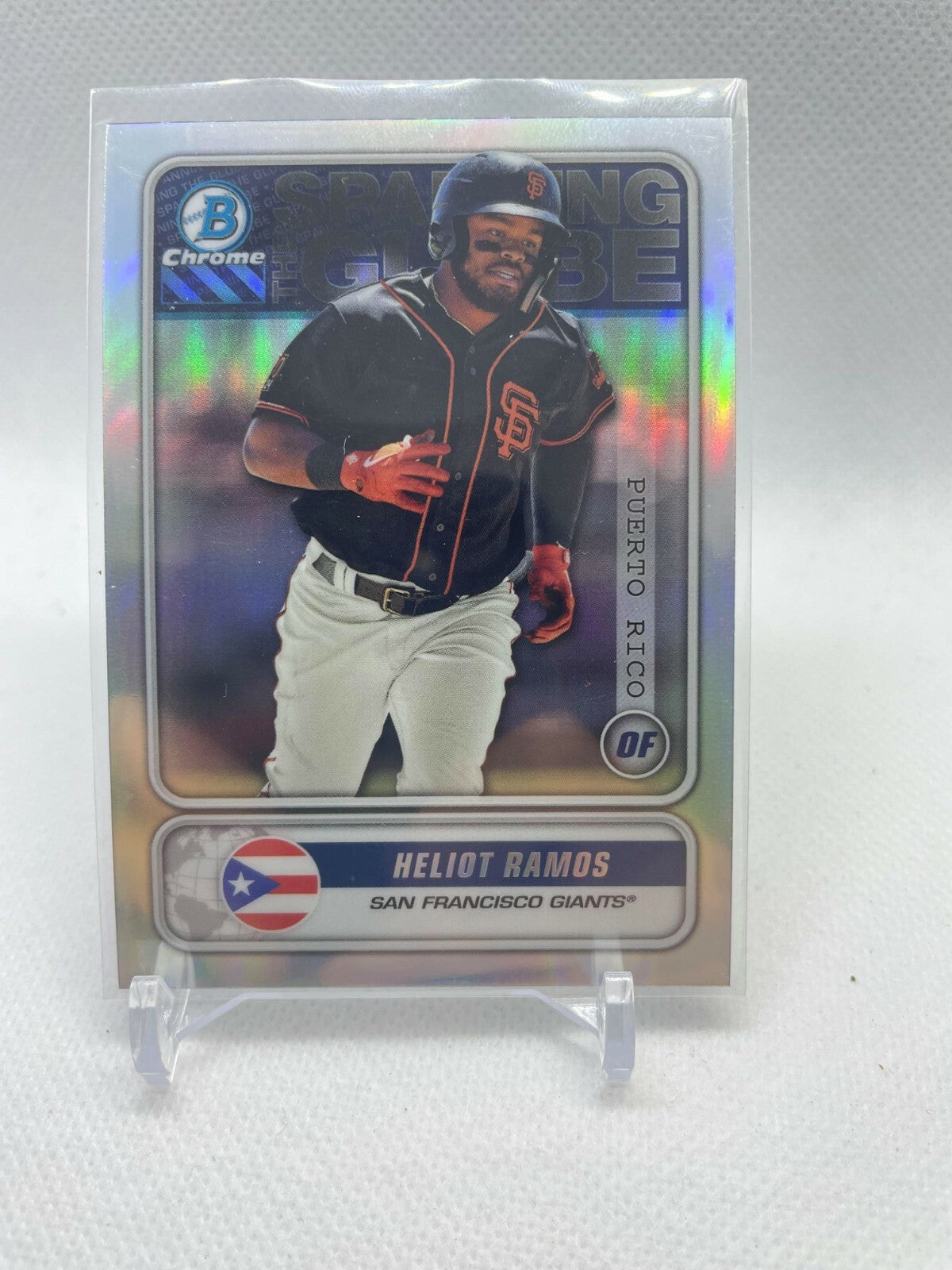 2020 Bowman Chrome Heliot Ramos Spanning The Globe Refractor Insert