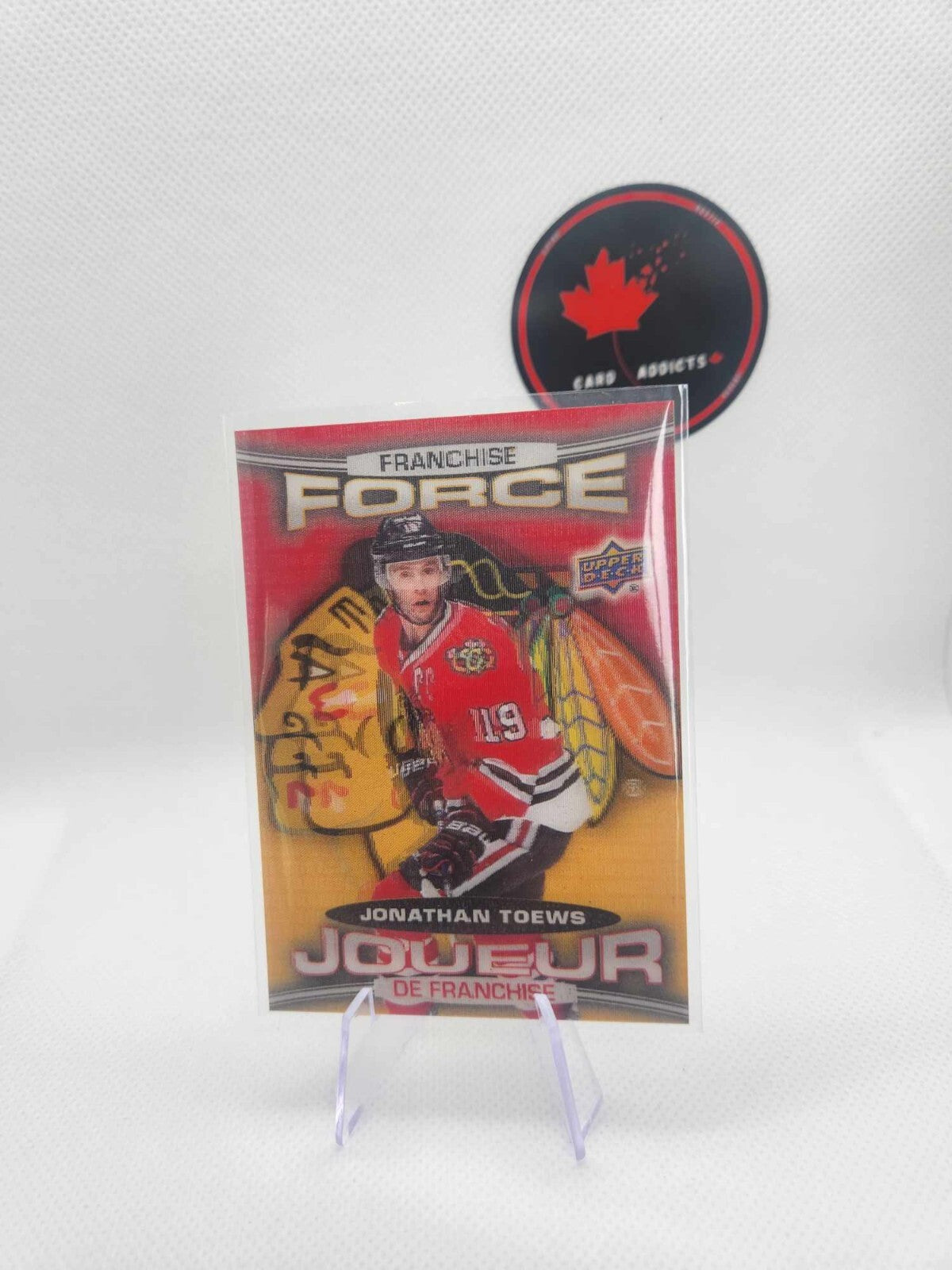 2016/17 Tim Horton's Jonathan Toews Franchise Force Insert Card - FF-2