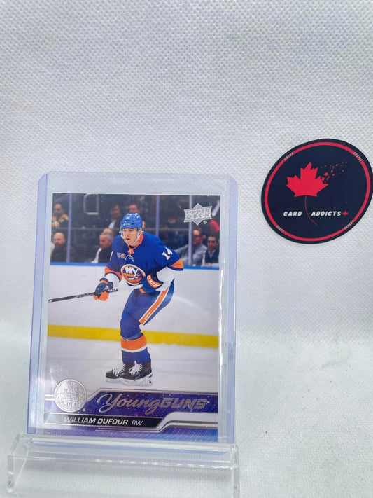 2023-24 Upper Deck Series 1 #206 William Dufour Young Guns Rookie Card RC YGs