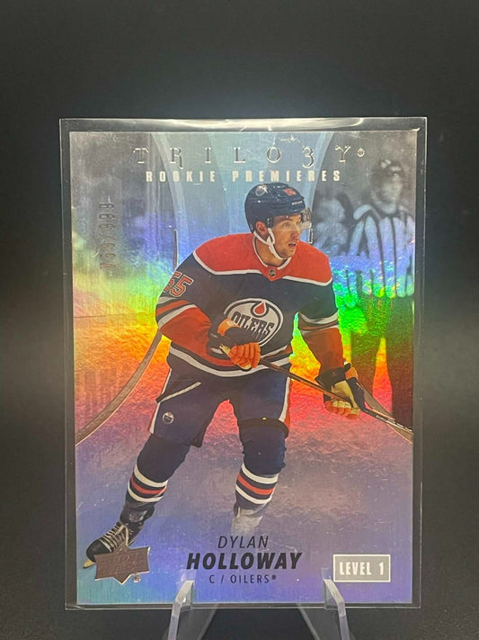 2022-23 UD Trilogy Rookie Premieres 491/999 DYLAN HOLLOWAY Level 1 Card# 143