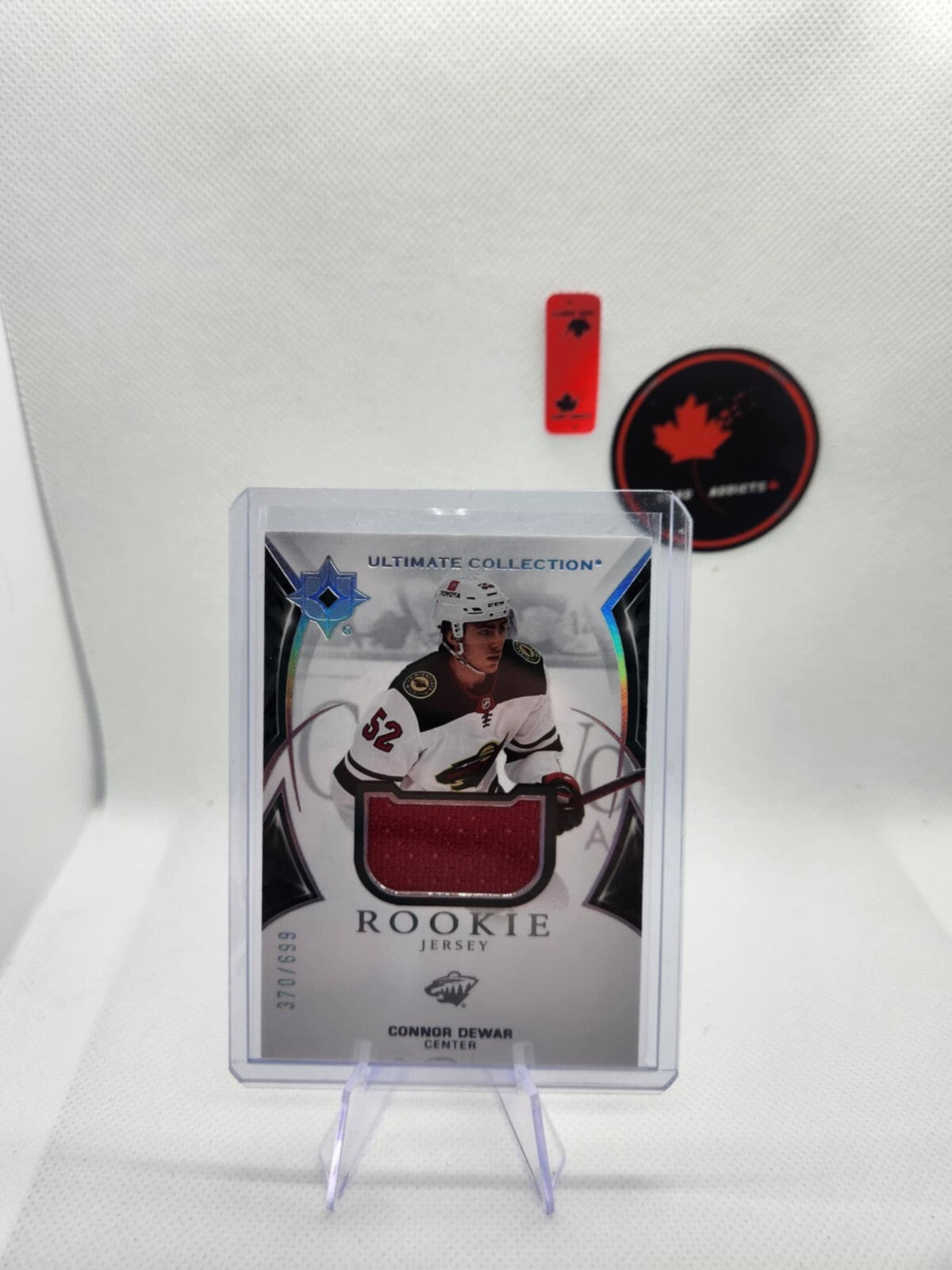 2021-22 UD Ultimate Collection Rookie Jersey Connor Dewar /699 - Wild #183
