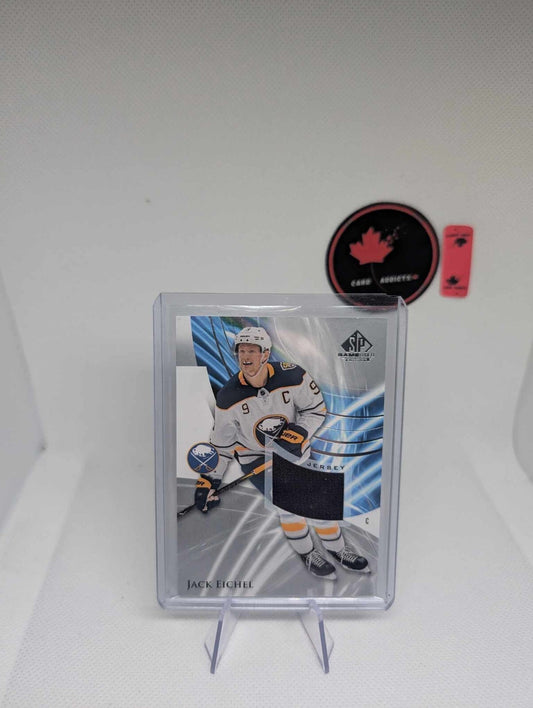 Jack Eichel 19-20 Upper Deck SP Game Used Edition Game Used Jersey