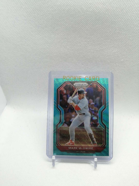 Mark McGwire #58 2021 Teal Wave PANINI PRIZM FROM MEGA BOX MINT