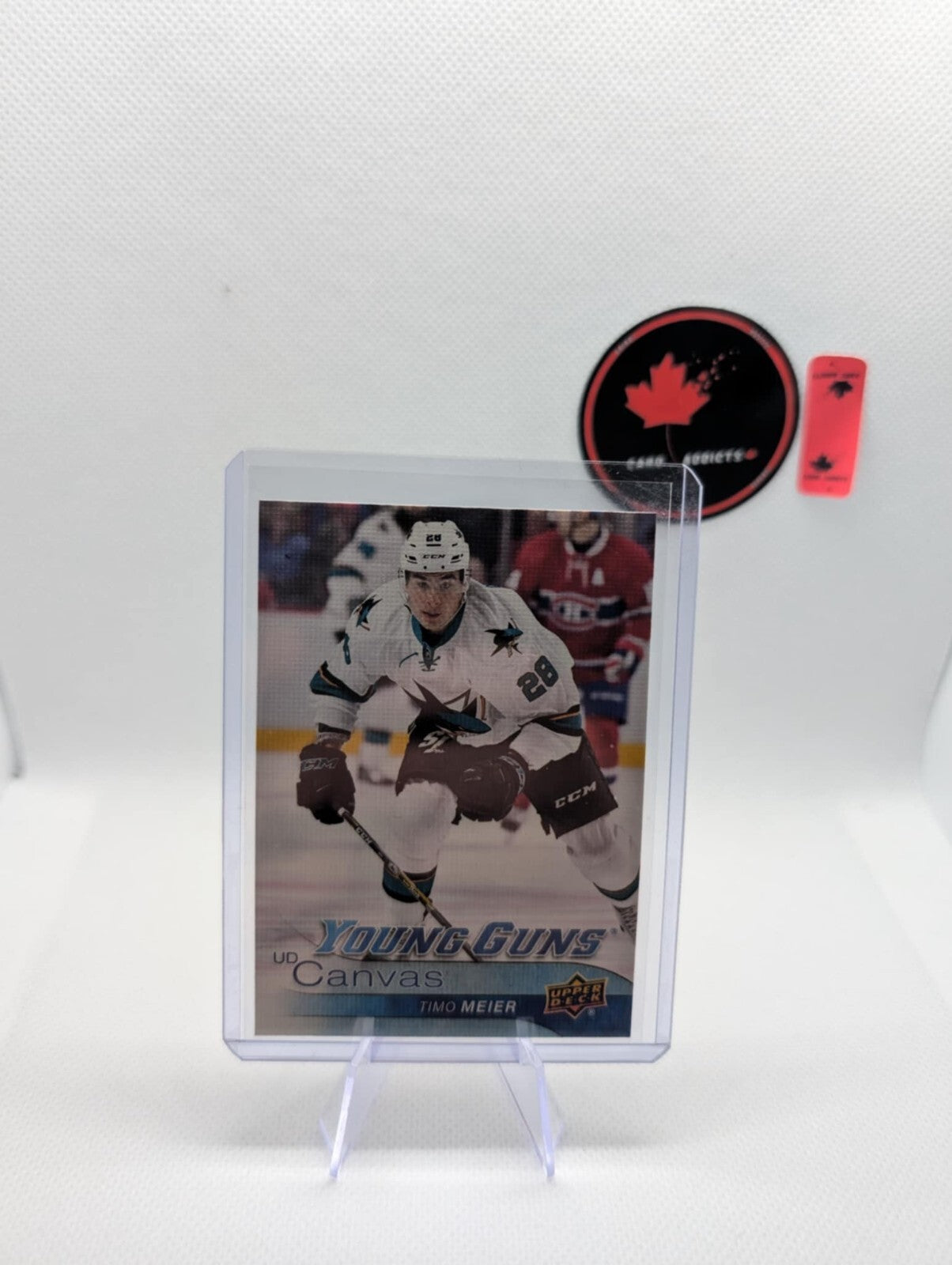 2016-17 Upper Deck Timo Meier Young Guns Canvas #C225 UD Series 2 Rookie