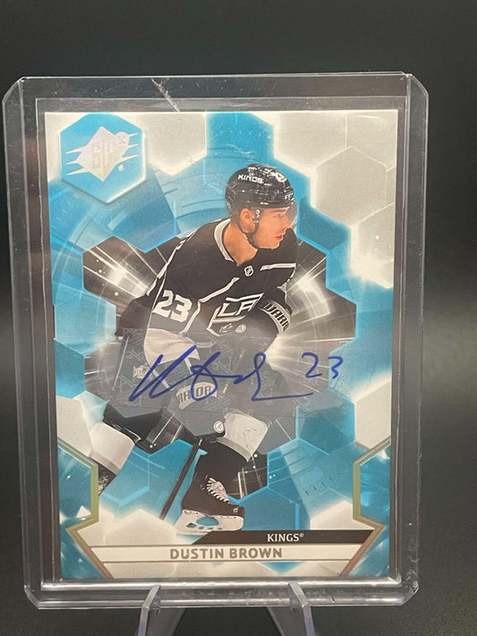 2020-21 UPPER DECK SPX DUSTIN BROWN AUTOGRAPH AUTO #57