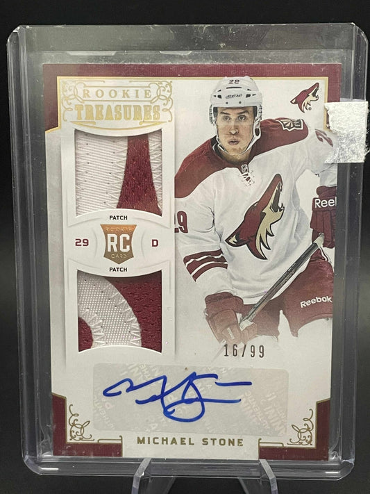 2012-13 Panini Anthology - Michael Stone - Rookie Treasures /699 #139 Auto RC