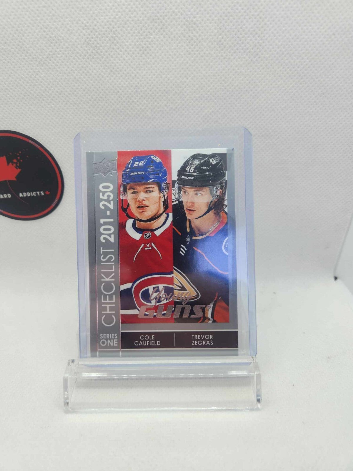 21-22 UD SERIES 1 YOUNG GUNS CHECKLIST COLE CAUFIELD TREVOR ZEGRAS 4 Available!