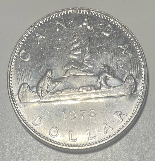 1978 Canadian 1$ One Dollar Nickel Coin Canada REF I
