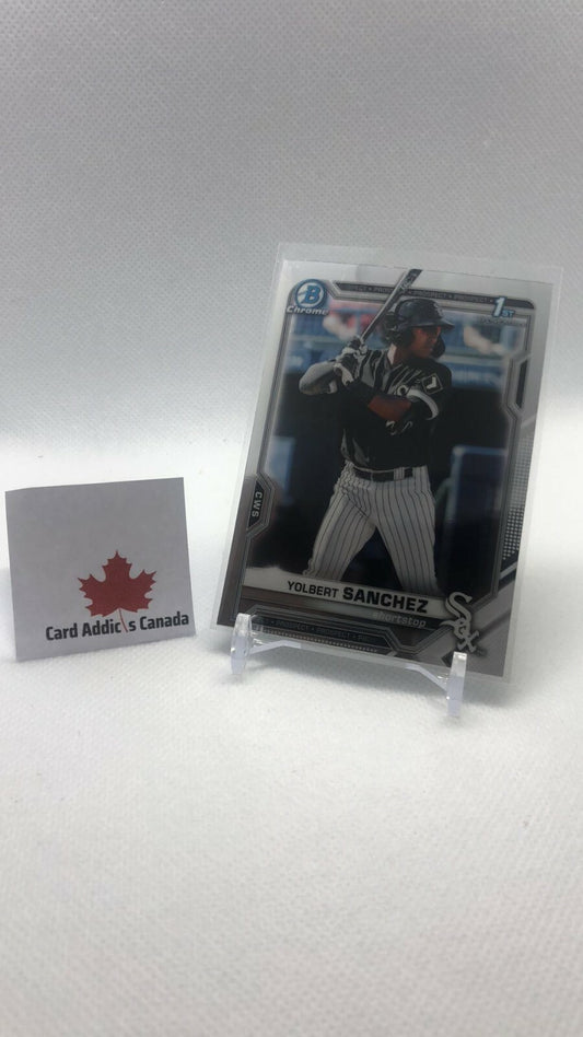 YOLBERT SANCHEZ 2021 BOWMAN #BCP-40 1st CHROME PROSPECT Chicago White Sox