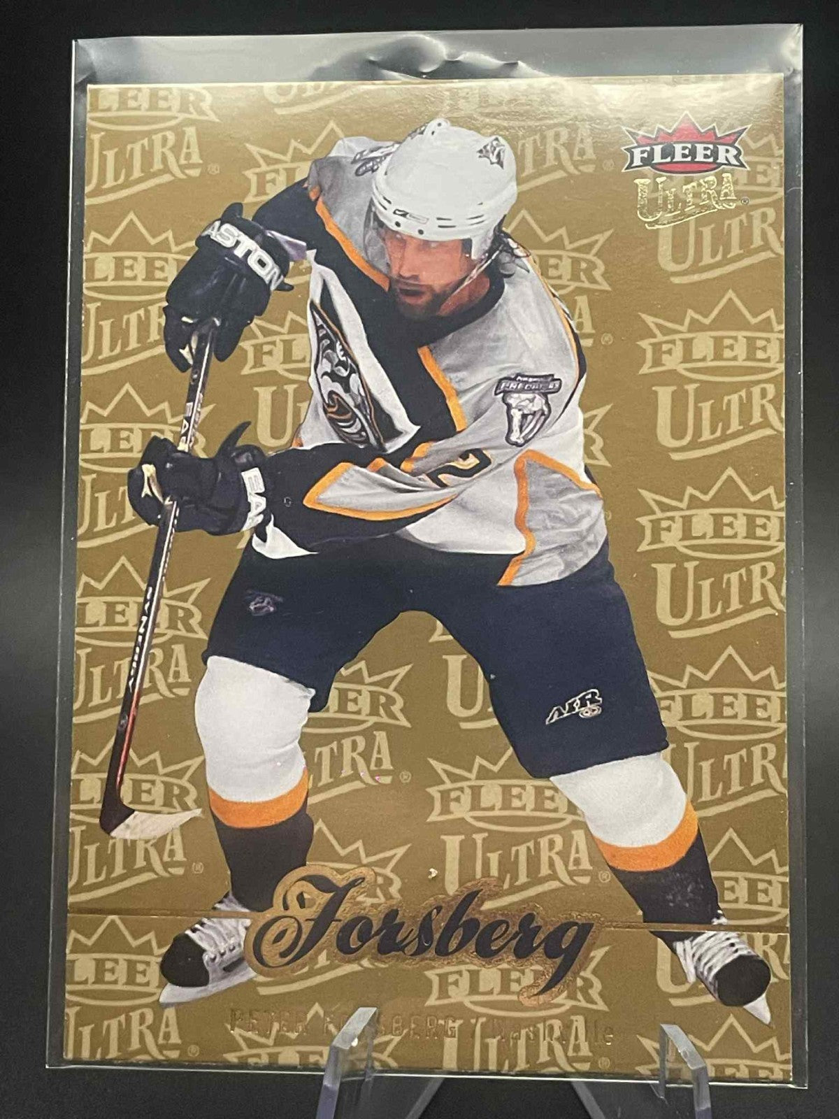 2007-08 NHL Fleer Ultra Hockey Gold Medallion # 85 Peter Forsberg