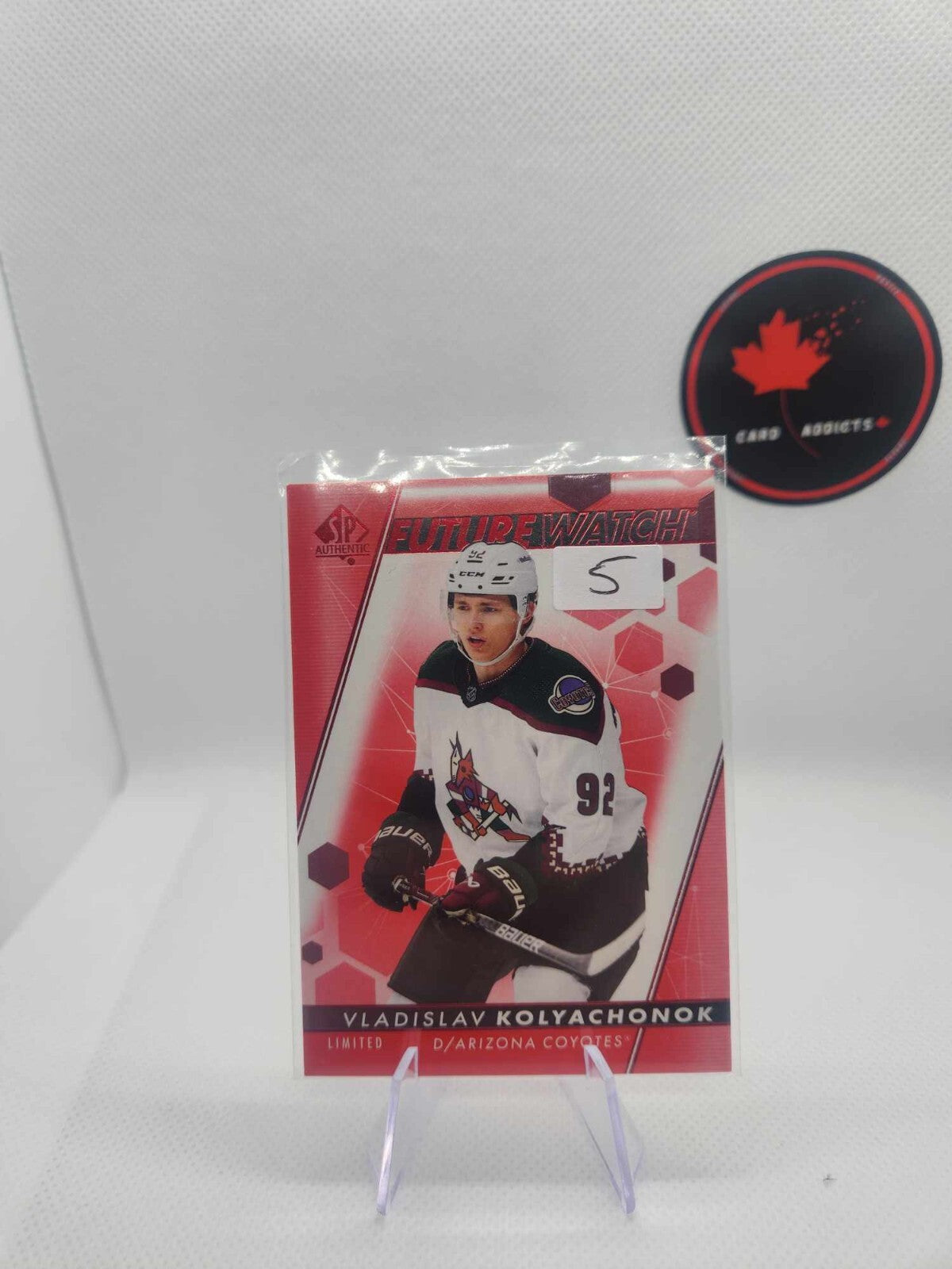 Vladislav Kolyachonok 2022-23 Upper Deck SP Authentic Limited Red Future Watch