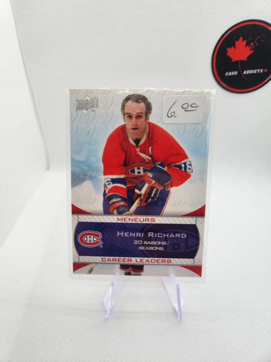 2008 HENRI RICHARD Upper Deck CAREER LEADERS #244