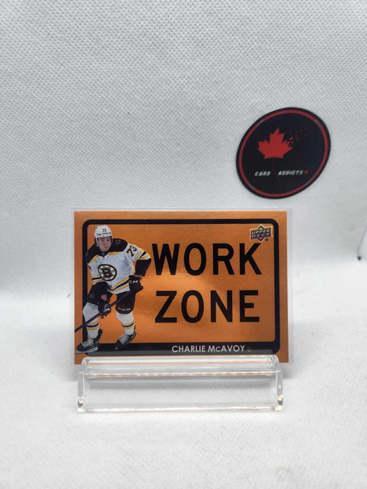 2021-22 Upper Deck Work Zone CHARLIE MCAVOY