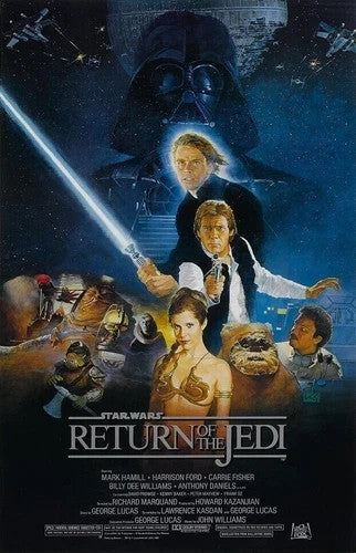 Star Wars Movie Poster 11x17 Return Of The Jedi