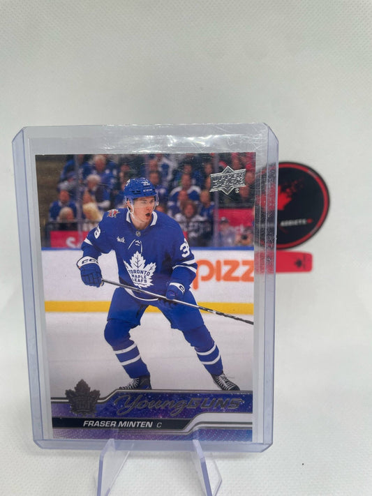 2023-24 Upper Deck Young Guns Fraser Minten Toronto Maple Leafs #482 2 Available
