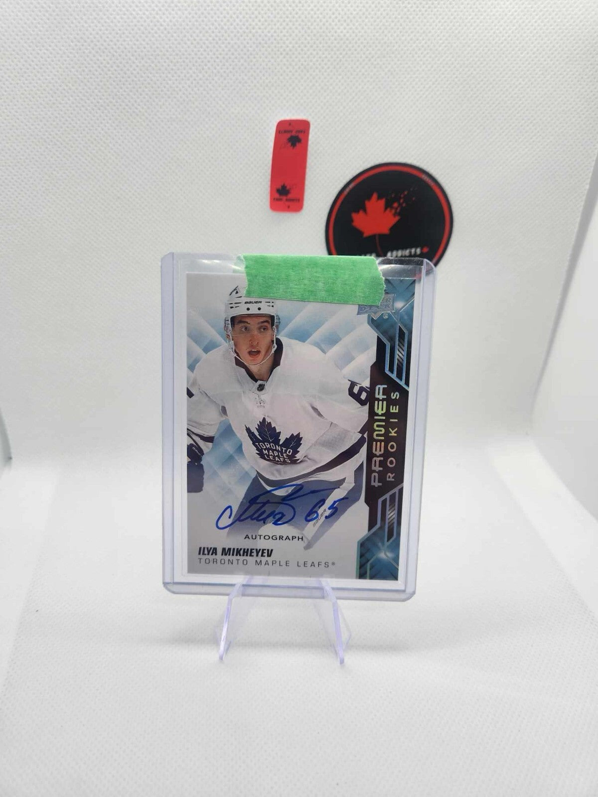 ILYA MIKHEYEV 2019-20 Upper Deck Premier Rookies Blue Auto