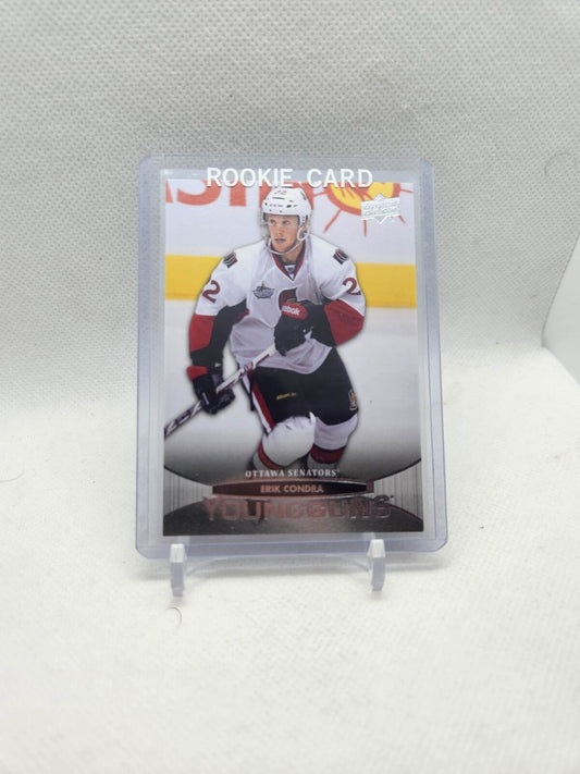 2011-12 UPPER DECK YOUNG GUNS ERIK CONDRA RC OTTAWA SENATORS #232