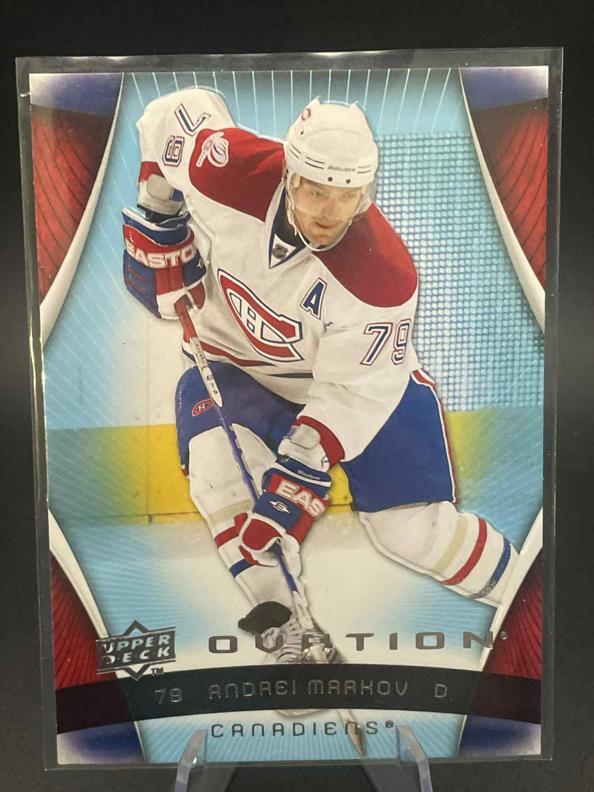 2009-10 Upper Deck Ovation Andrei Markov #68 Montreal Canadiens Habs  REF I