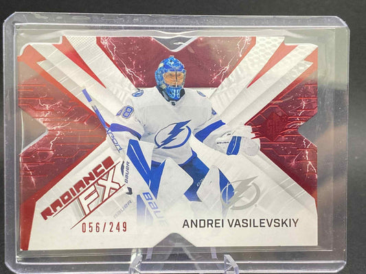 22/23 UD SPx - Andrei Vasilevskiy Radiance FX Red /249 Tampa Bay Lightning